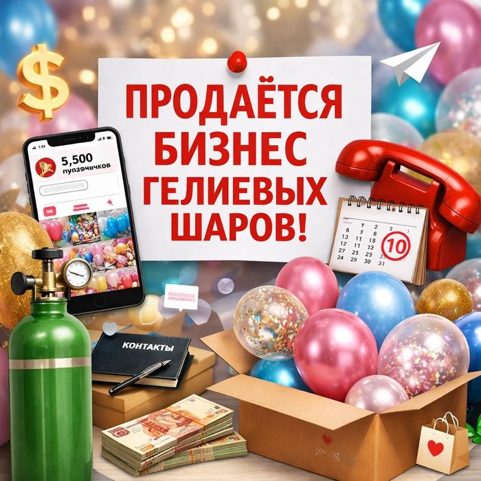 Продам бизнес на шарах