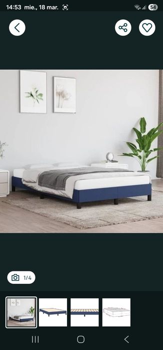 Cadru de pat 120/200 pret 300 lei