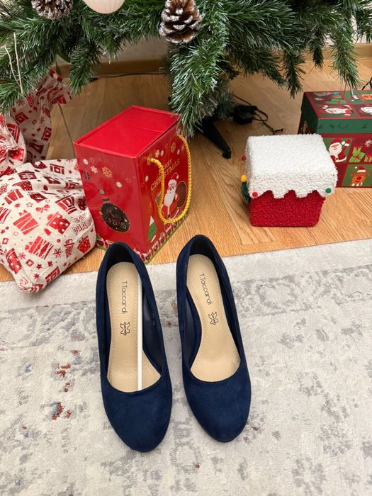 Туфли натуральная замша