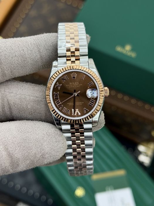 Rolex Date-Just 31 Chocolate Roman Dial