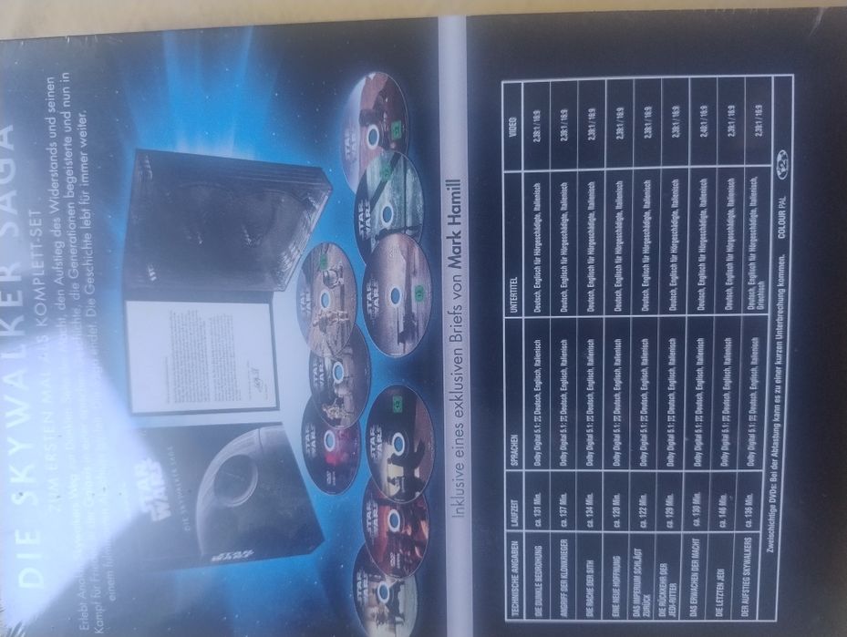 Serie de dvd-uri a celor trei trilogii star wars