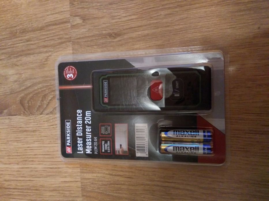 Telemetru/Ruleta Digitala cu Laser Parkside, Masurat Distanta, Nou!