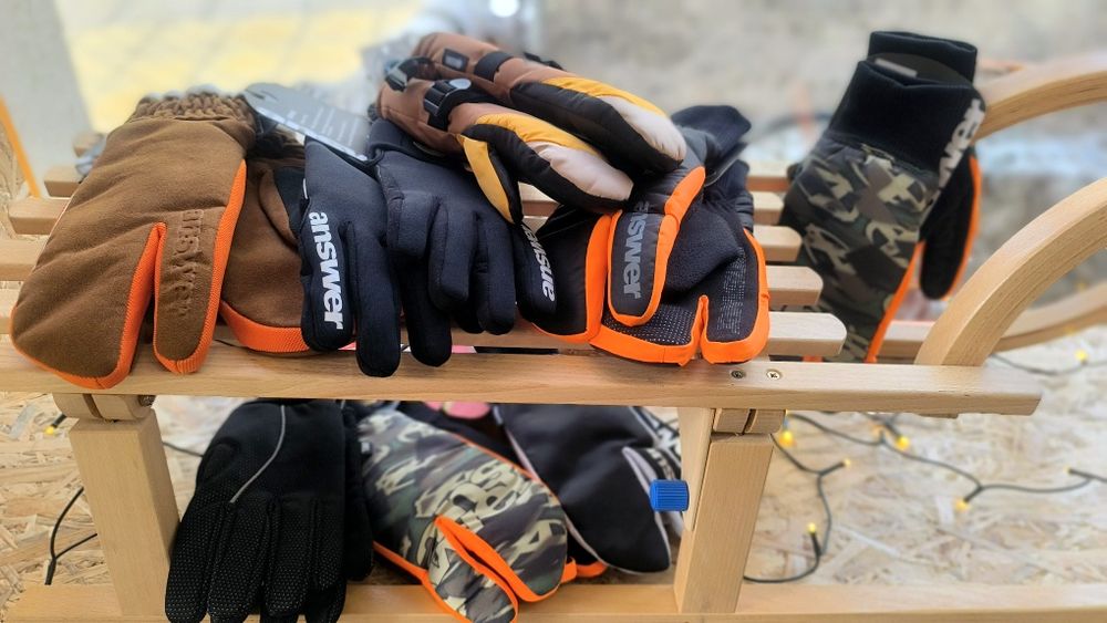 Колоездачни зимни ръкавици Answer