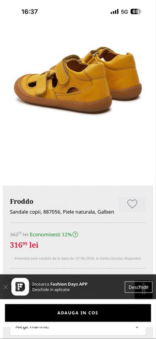 Sandale piele naturala