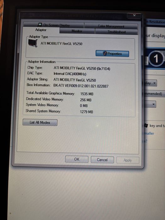 Laptop Lenovo IBM Thinkpad  T60p