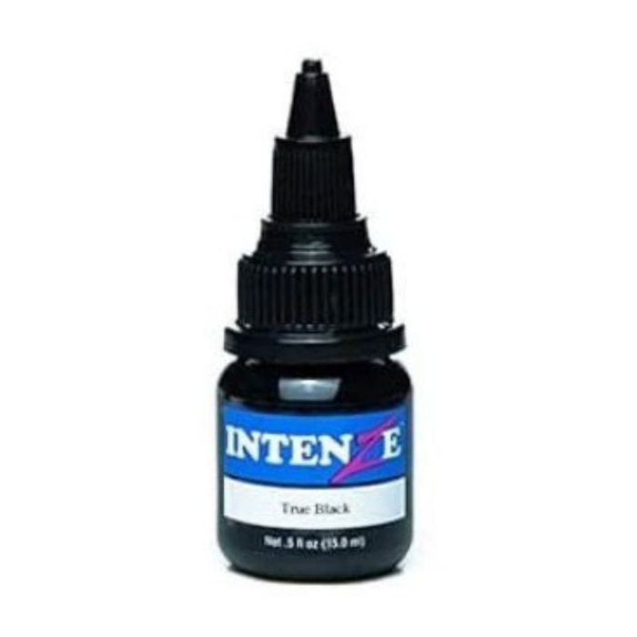 Тату краска Intenze Lining Black 15ml. 
Отличный, глубокий чёрный цвет