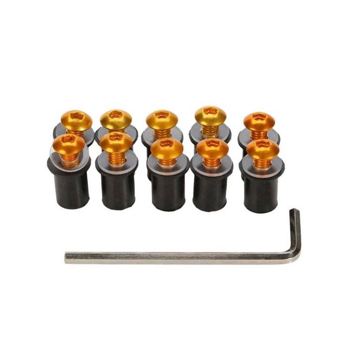 SET 10x Suruburi Parbriz Geam Moto Yamaha Suzuki Honda Kawasaki A045