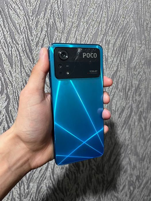 Poco x4 pro синии