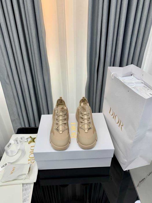 Adidasi Dior D-Connect bej, marimi 35-40, pantofi Premium