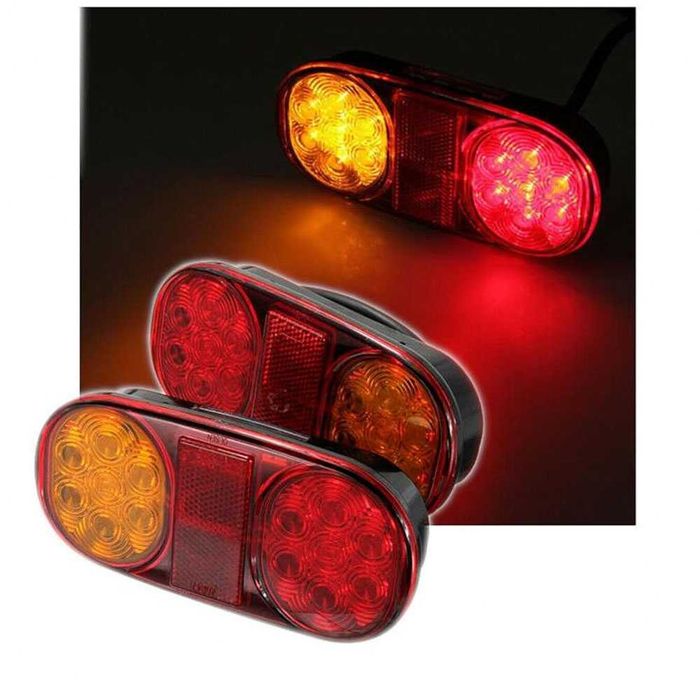 2 БРОЯ 16 см Диодни стопове За Ремарке ЛЕД стоп LED стоп Диоден стоп