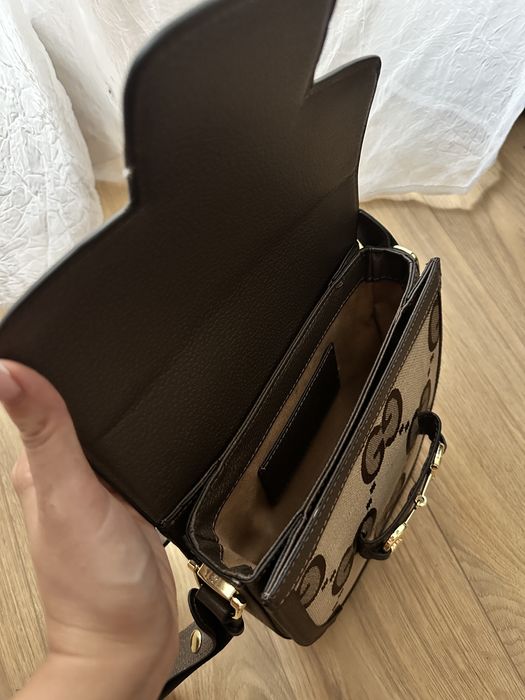 НЕВЕРОЯТНА! Дамска дизайнерска чанта с GG принт