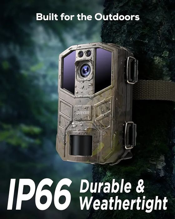 Висок клас .iZEEKER 4K  48MP камера за наблюдение с нощно виждане