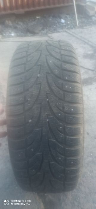 Зимние шипованные шины.