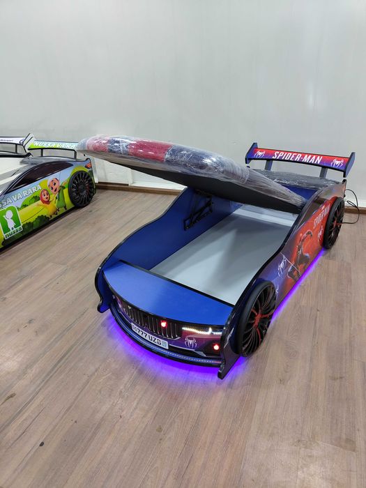 Детский кровать .  Bolalar krovati. Mashina krovat. Moshina krovat