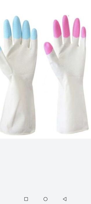 Перчатки  гелевые резиновые