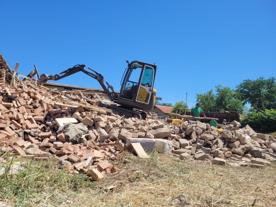 Услуги с мини багер