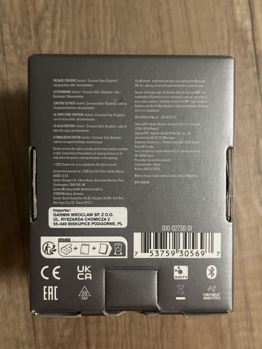 Garmin instinct crossover solar