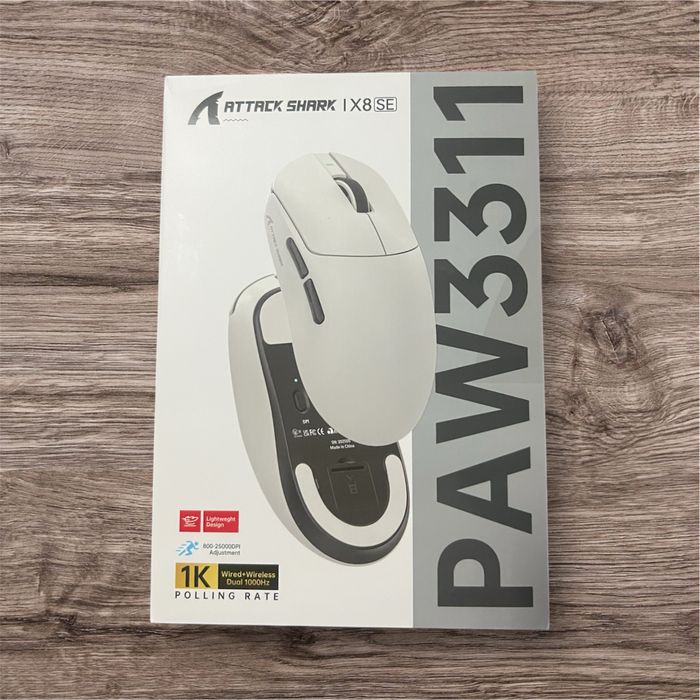 Безжична геймърска мишка attack shark x8 se