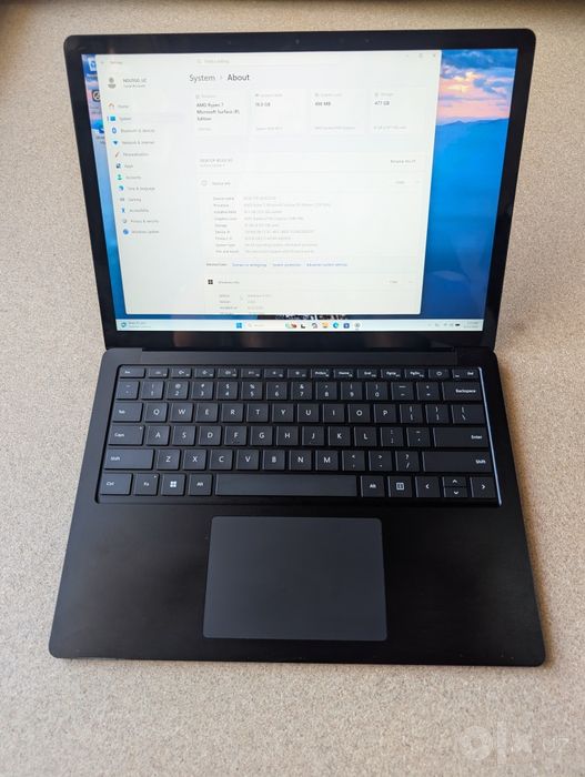 Microsoft Surface Laptop 4 ryzen 7 16/512gb