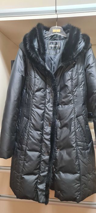 jacheta neagra din fas culoare neagra, marime 44