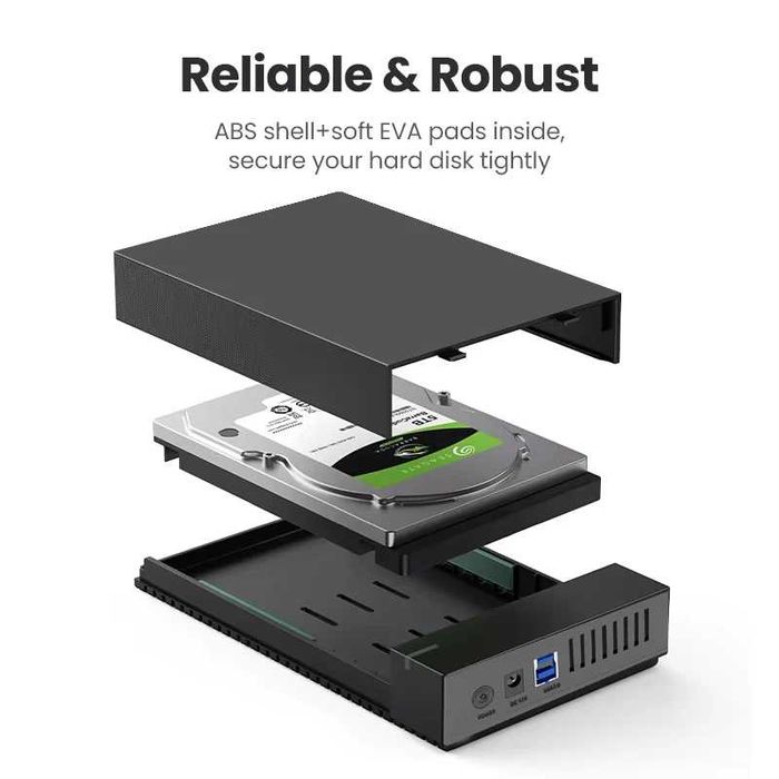 Rack extern HDD carcasa Hard Disk 2.5/3.5 inch SATA III la USB 3.0