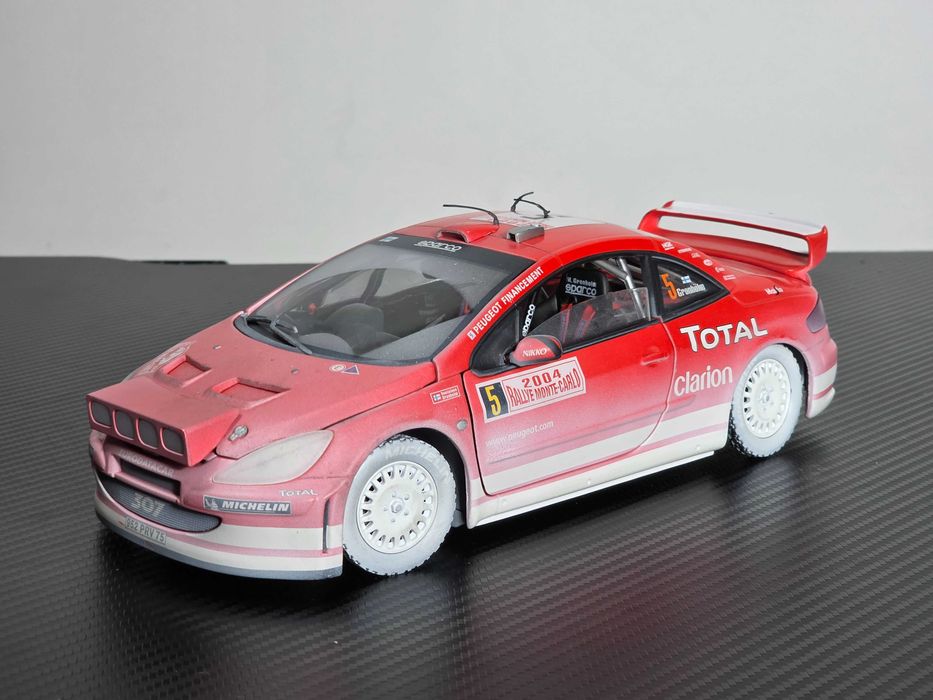 Macheta Auto 1/18 Solido Peugeot 307 WRC Monte Carlo 2004