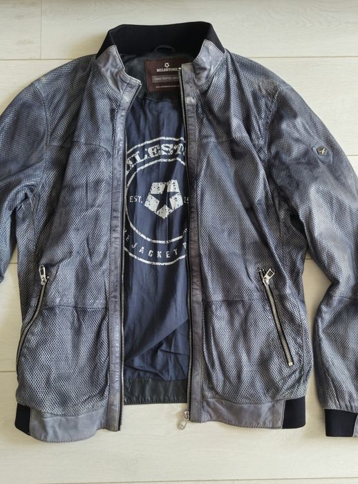 Мъжко кожено яке MILESTONE (M) 170€