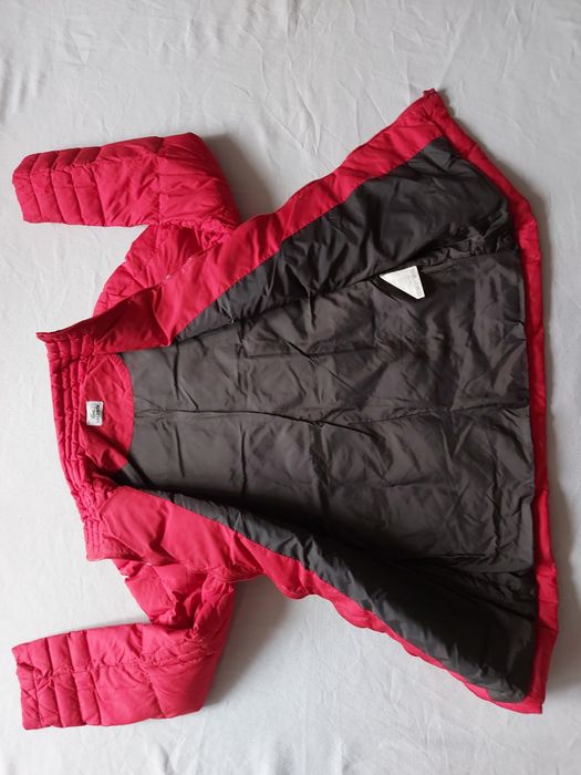 Lacoste,детско пухено яке, размер 160см, 12-14г.,Женско XS ,червено,