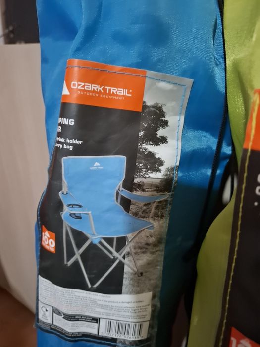 Къмпинг столове Ozark Trail и надуваеми дивани Crivit - нови, неизползвани!