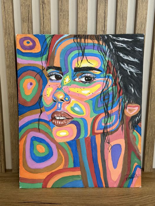 Tablou pictat manual