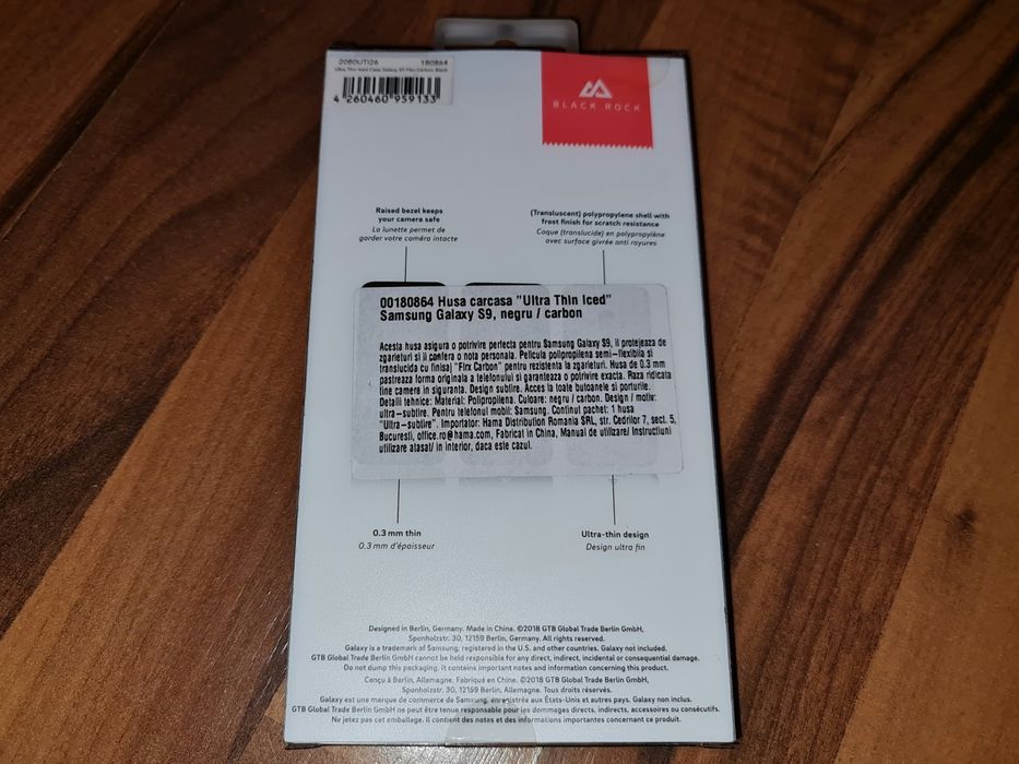 Husa originala Black Rock Ultra Thin Iced Cover Samsung Galaxy S9 G960