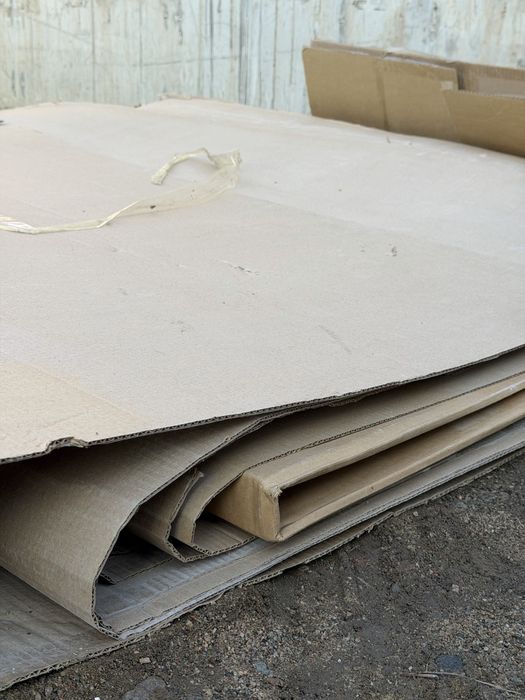 Картон бу для строительных работ