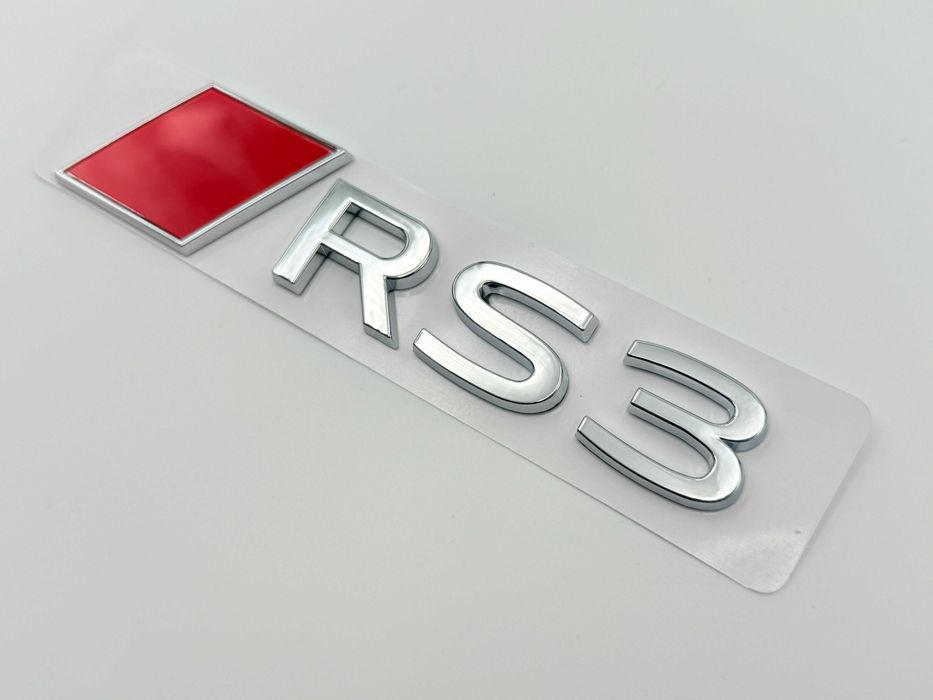 Emblema AUDI RS3 spate crom NOU