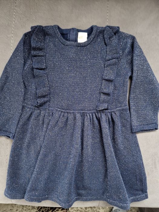 Детска рокля финно плетиво H&m