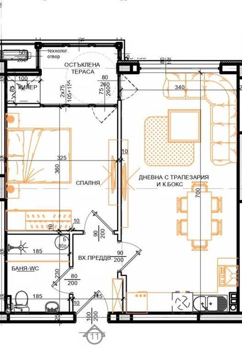 Продава се Двустаен апартамент в Търговище, Запад 3 - 63 кв.м за 951 €/кв.м - Снимка #3
