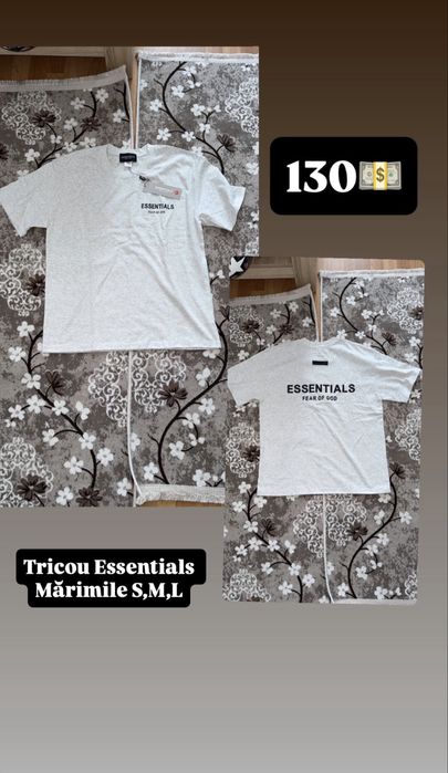 Tricou essentials pret foarte ieftin !