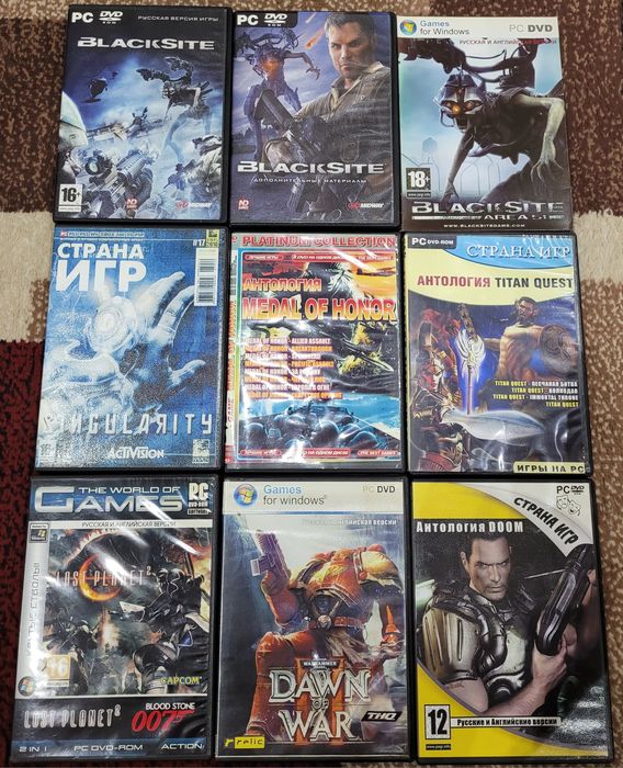 Игры для ПК на дисках