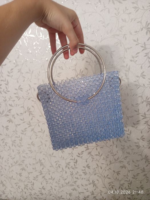 Сумочка из квадратных бусин