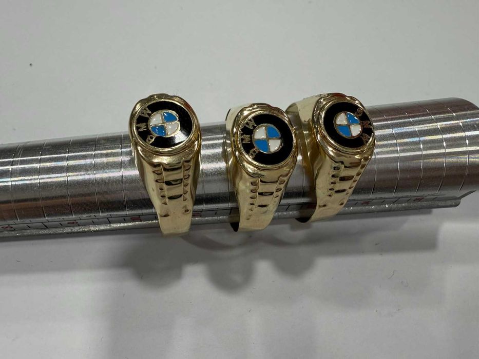 2 НОВИ златни пръстена BMW 14к-4,70гр.