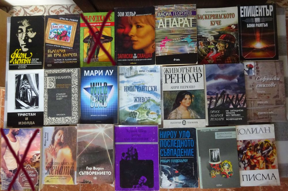 Разнообразие от книги и речници само по 2 евро всяка