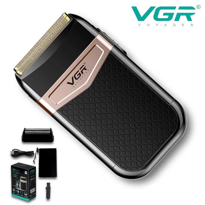 Шейвър Shaver VGR-331, Професионална ел. самобръсначка, Двустранна,