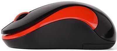 Безжична Мишка Оптична A4tech G3-270N-4 V-Track, USB, Черен/Червен