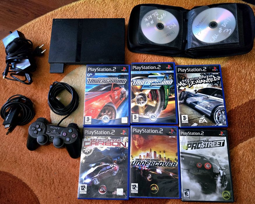 Ps2 slim + colecție NFS