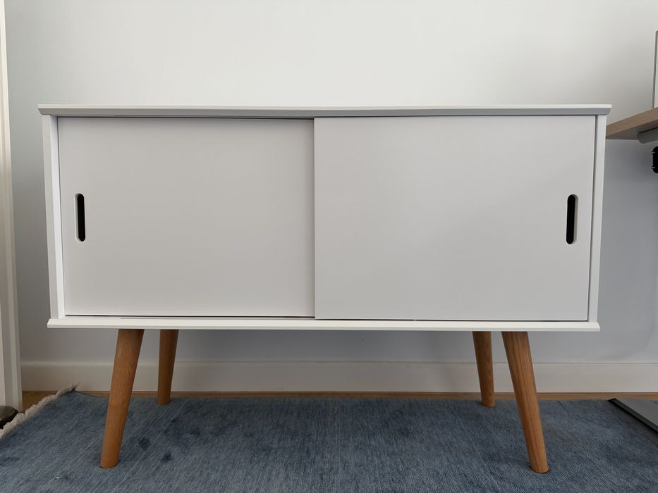 Comoda minimalista alba