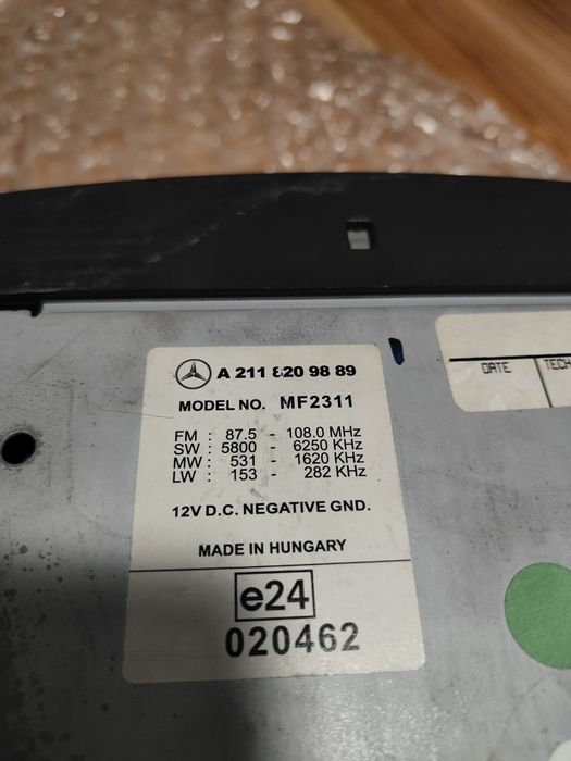 Радио , мултимедия, навигация audio 20 за w211