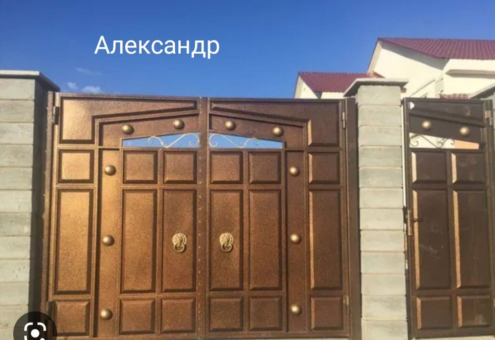 Покраска ворот. Ремонт сварка