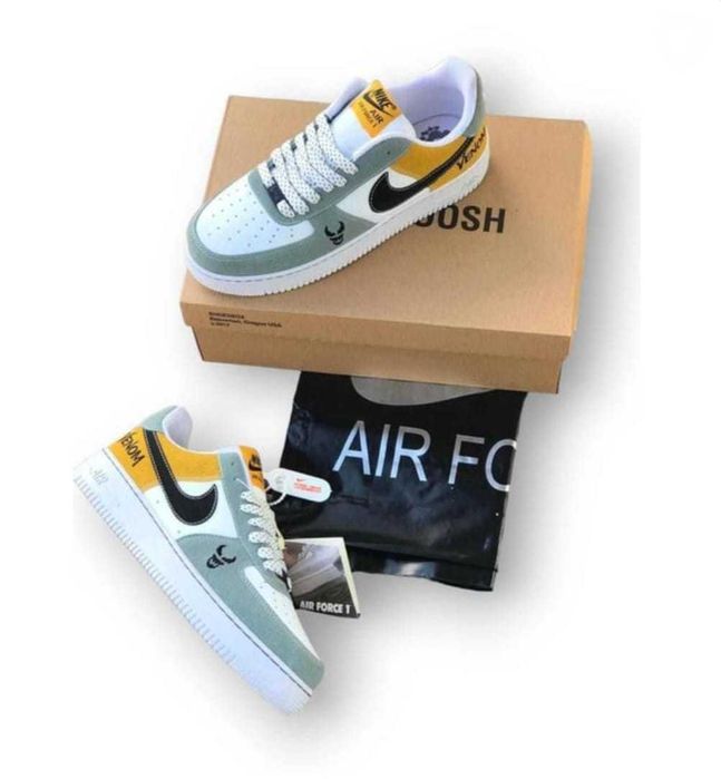 Nike AF1 low venom wmns white/teal