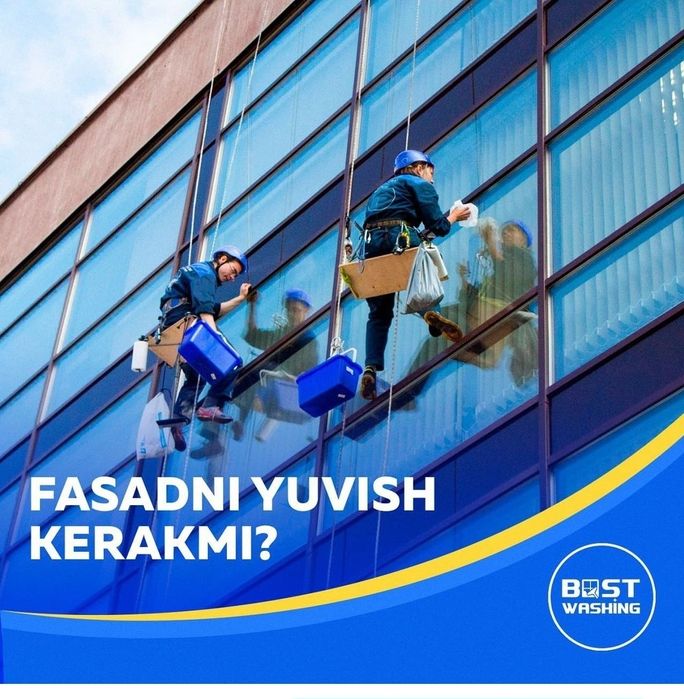 Мойка фасад на любой сложности  форма оплаты любая  10 лет стажем