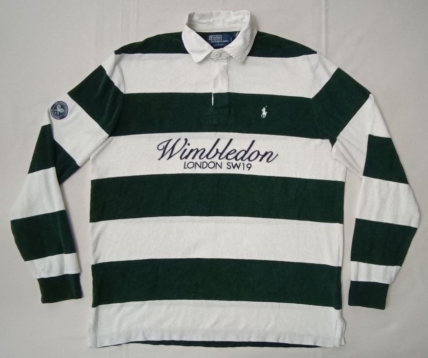 POLO Ralph Lauren Wimbledon Classic Fit оригинална блуза L памук поло