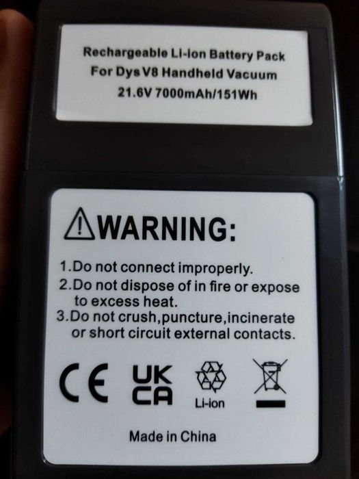 Acumulator 7000 mAh pentru Dyson V8, MOSMAOO